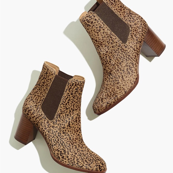 Madewell The Laura Chelsea Boot in Spotted Calf Hair - Picture 1 of 12